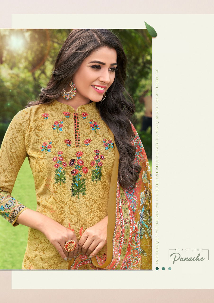 Js Priya Noor Fatima 5 Latest Fancy Collection Of Designer Printed Pure Cotton Dress Material